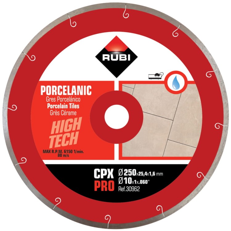 RUBI CPX 250 PRO tarcza diamentowa na mokro