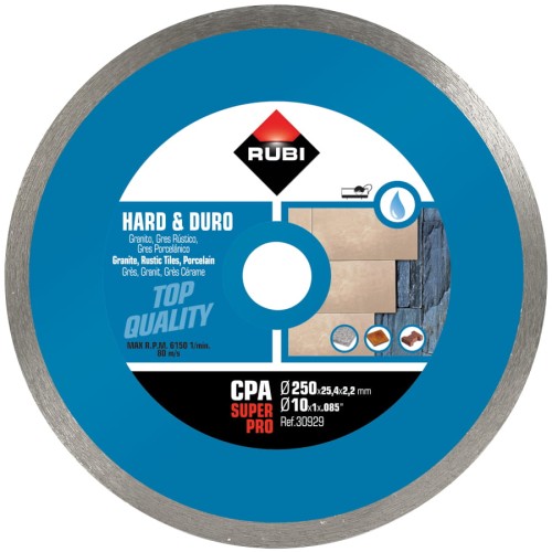 RUBI CPA 250 SUPERPRO tarcza diamentowa na mokro