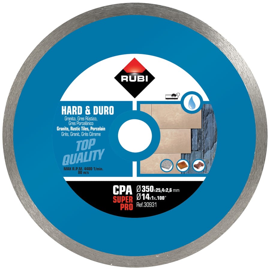 RUBI CPA 350 SUPERPRO tarcza diamentowa