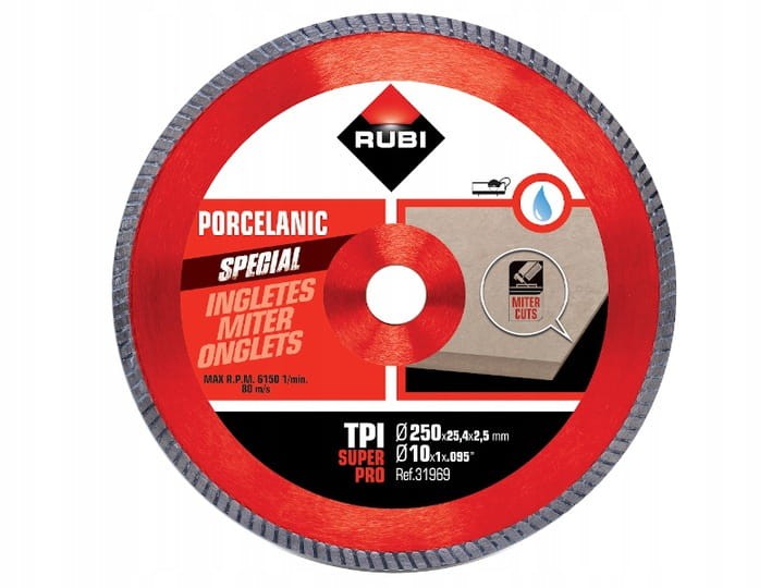 RUBI DC-250 1200 przecinarka elektryczna + tarcza TPI 250