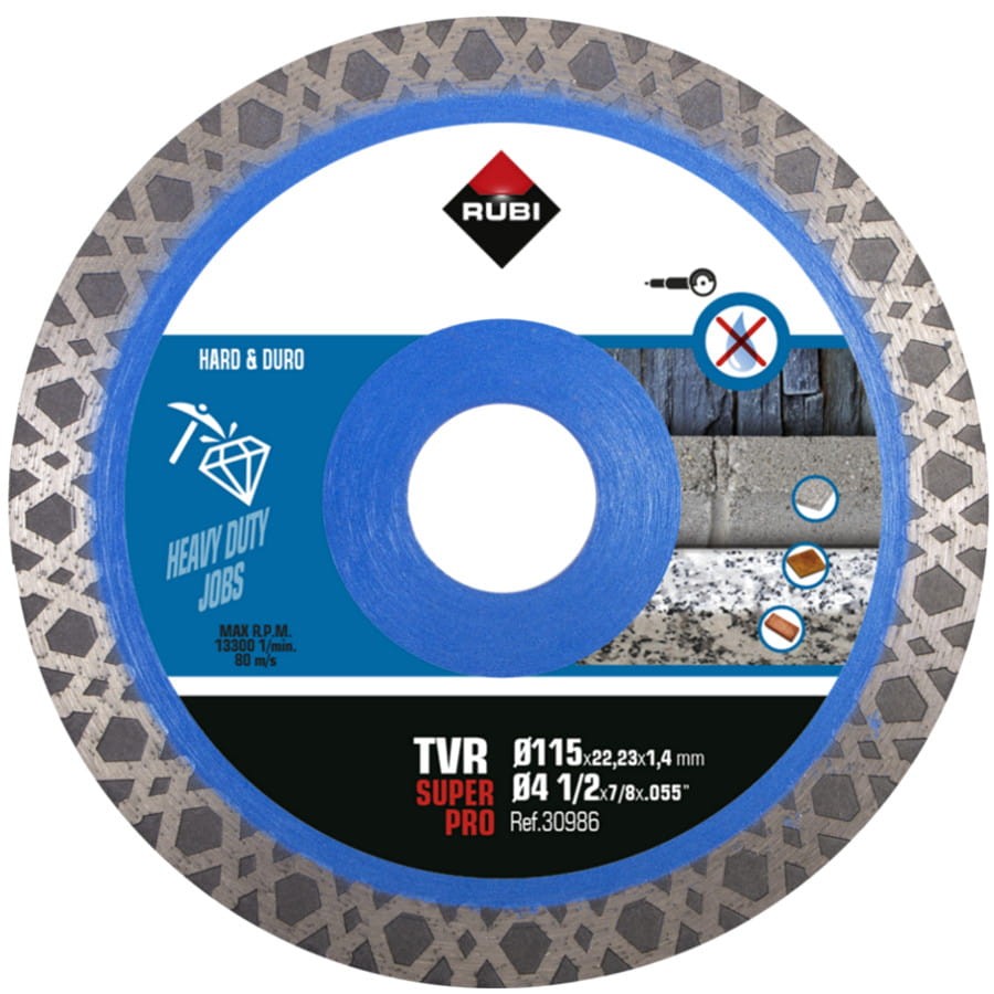 RUBI 30986 TVR 115mm Tarcza diamentowa turbo viper