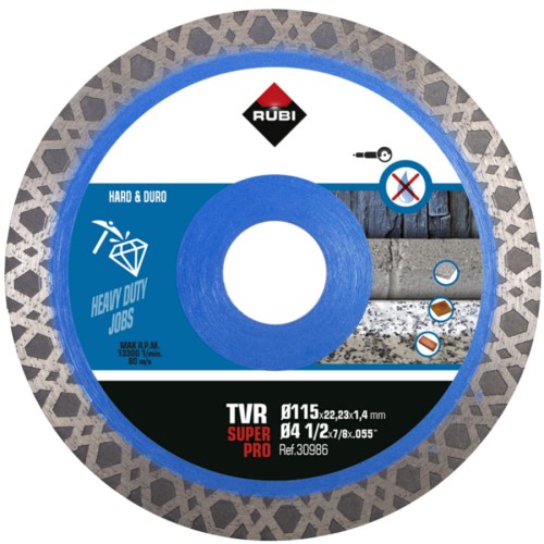 RUBI 30986 TVR 115mm Tarcza diamentowa turbo viper
