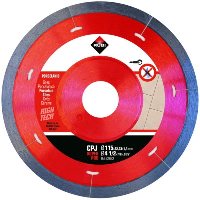 RUBI CPJ 115 SUPERPRO Tarcza diamentowa do cięcia gresu 115mm