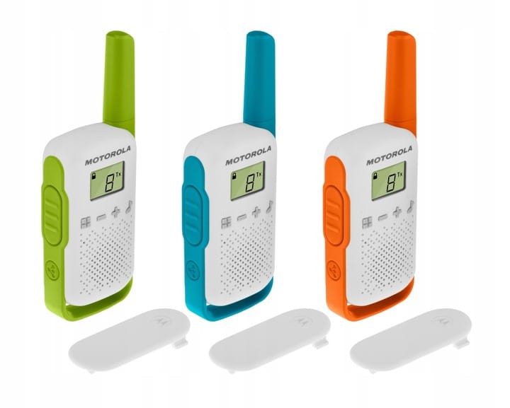 MOTOROLA T42 walkie-talkie trójpak