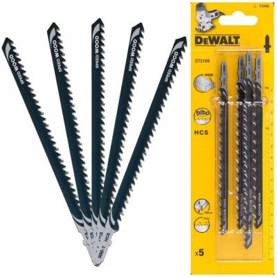 DEWALT DT2169 Brzeszczoty do cięcia drewna stal węglowa 5szt