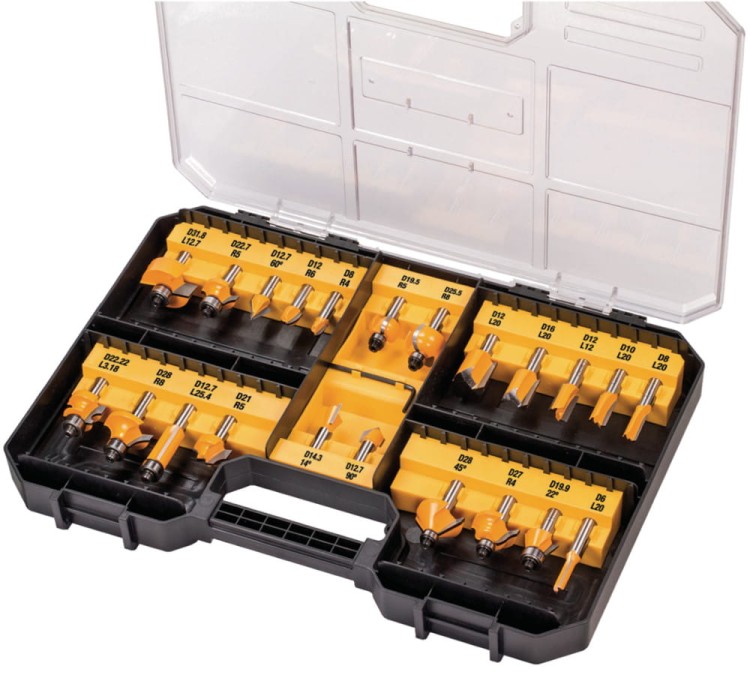 DEWALT DT90017 Zestaw frezów frezy
