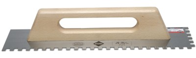 RUBI Paca zębata z drewnianym uchwytem 48cm 10x10mm