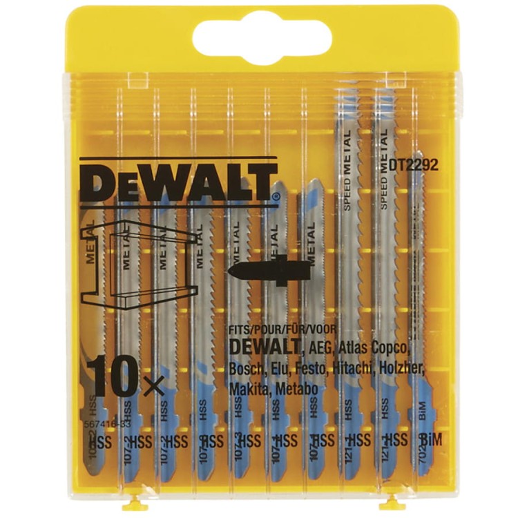 DEWALT Zestaw brzeszczotów do metalu