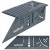 WOLFCRAFT 5208100 Kątownik stolarski pomiarowy Japoński 3D