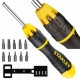 STANLEY 68-010 Wkrętak z grzechotką + bity 10szt.