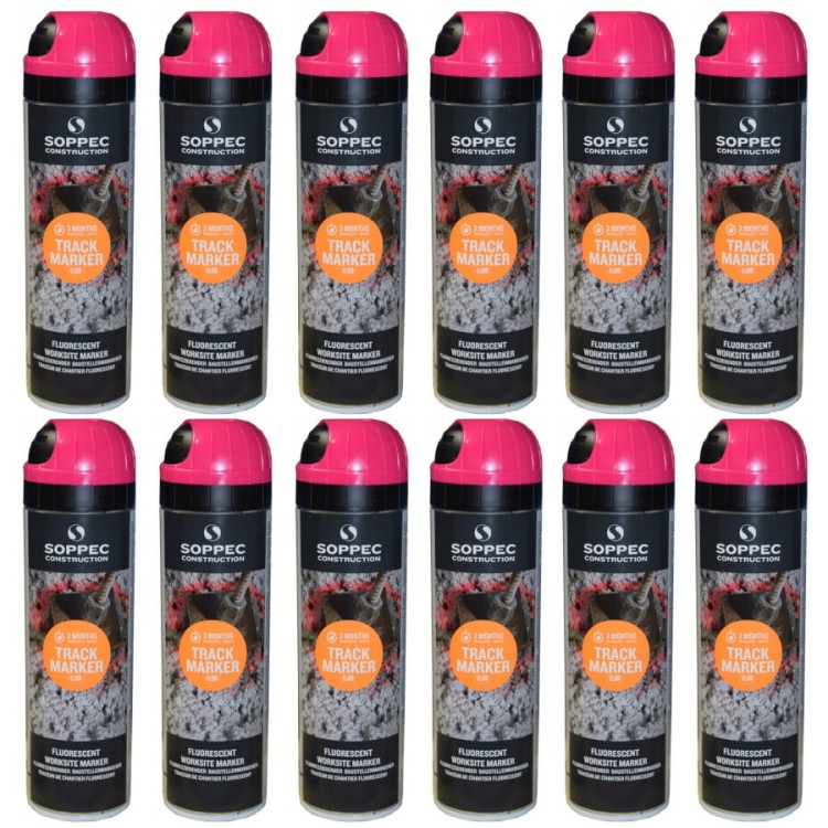 Farba geodezyjna różowa 500ml 12szt.