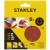 STANLEY STA32047 Papier ścierny 125mm 5szt P60-180