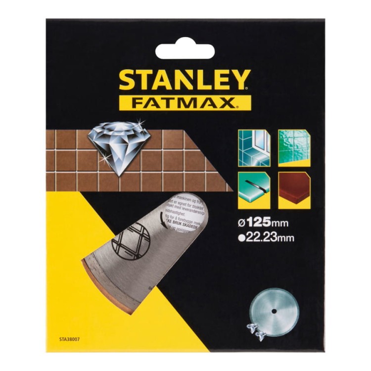 STANLEY STA38007 Tarcza diamentowa do płytek 125mm