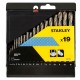 STANLEY STA56058 KOMPLET WIERTEŁ DO METALU 19szt
