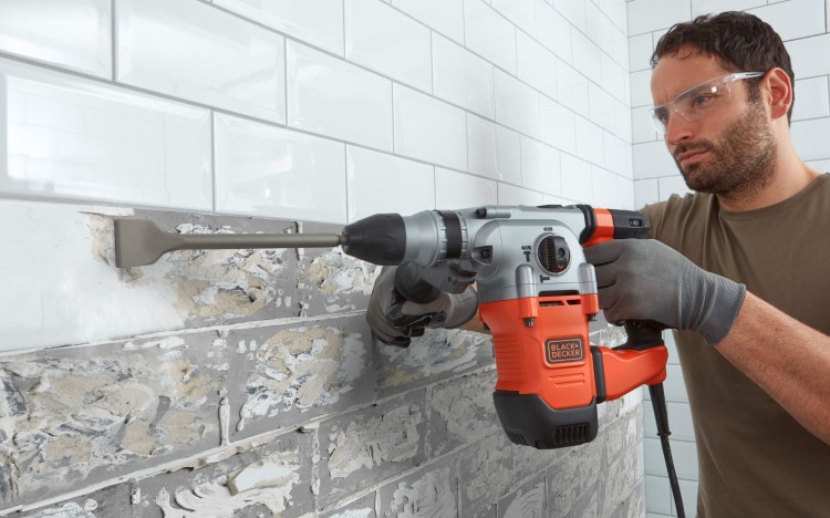 BLACK DECKER BEHS03K Młotowiertarka w walizce