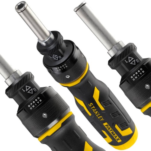STANLEY Wkrętak grzechotkowy Speed Drive + 3x bity