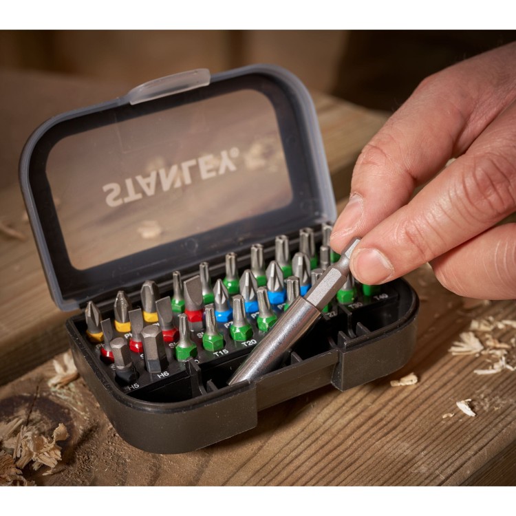 STANLEY STA60490 Bity końcówki 31el 1/4