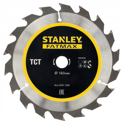 STANLEY STA15320 Piła tarczowa z węglikiem TCT 160x20mm