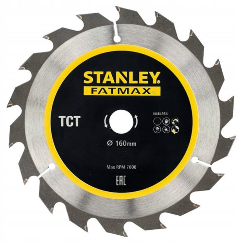 STANLEY STA15320 Piła tarczowa z węglikiem TCT 160x20mm