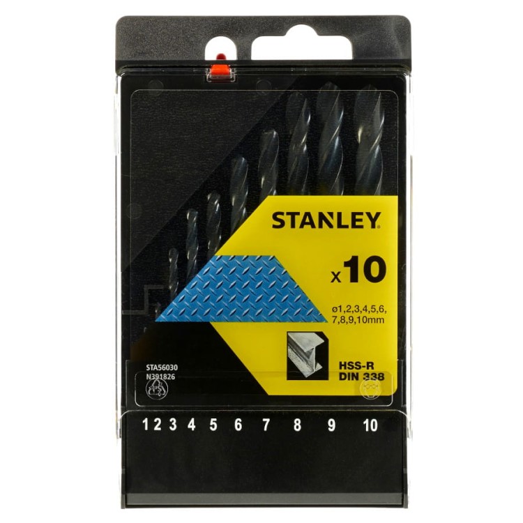 STANLEY STA56030 Komplet wierteł do metalu HSS-R