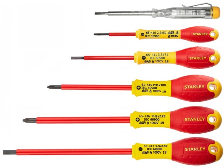 STANLEY 0-65-441 Zestaw wkrętaków dla elektryków