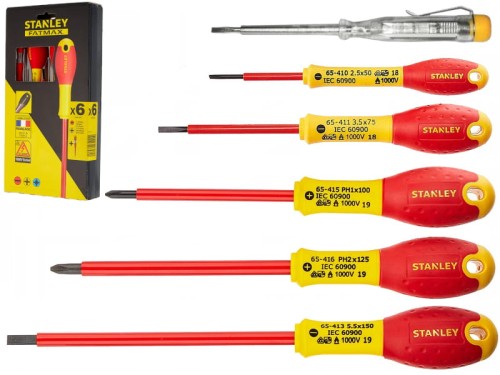 STANLEY 65-441 Zestaw wkrętaków dla elektryków 6szt