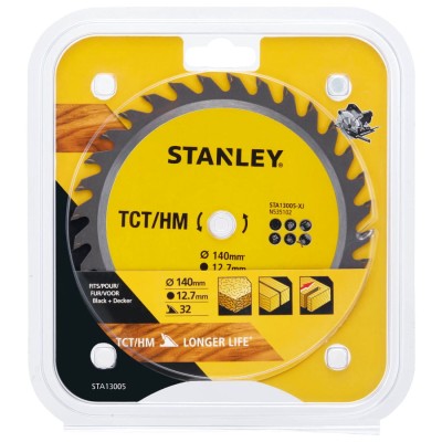 STANLEY STA13005 Tarcza węglik TCT/HM 140x12,7mm
