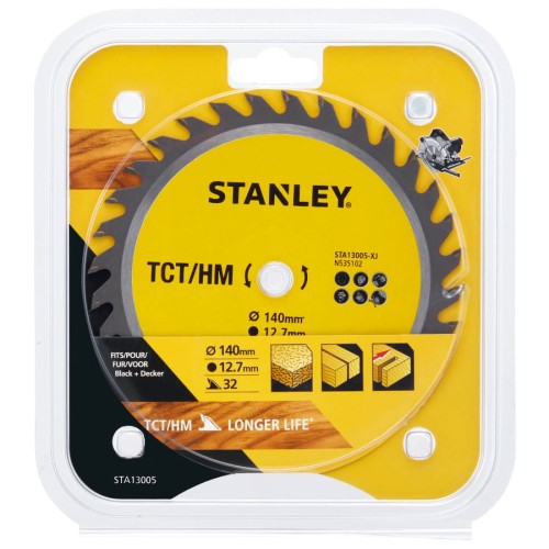 STANLEY STA13005 Tarcza węglik TCT/HM 140x12,7mm