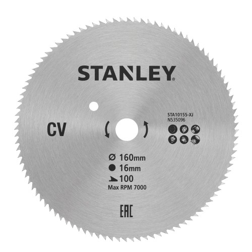 STANLEY  Piła do cięcia do drewna STA10155 160x16mm