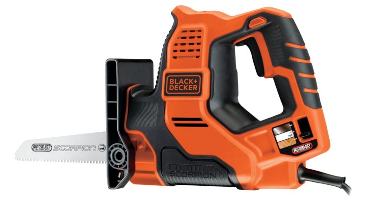 BLACK DECKER RS890K Piła szablasta + 3 brzeszczoty Scorpion