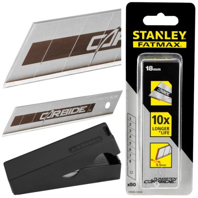 STANLEY 11-818 Ostrze łamane Carbide 18mm 50szt