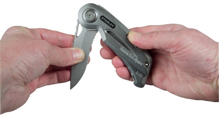 STANLEY 10-813 Nóż metalowy ostrze chowane
