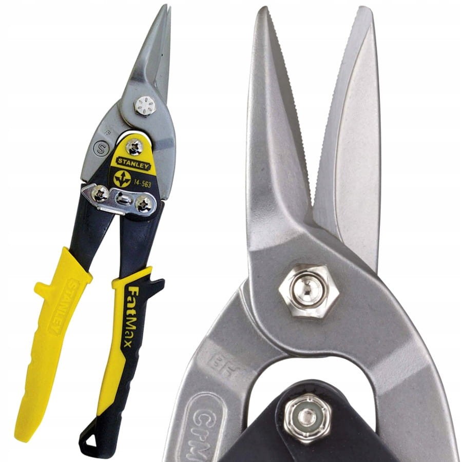 STANLEY 2-14-563 Nożyce proste do cięcia blachy 250mm FatMax