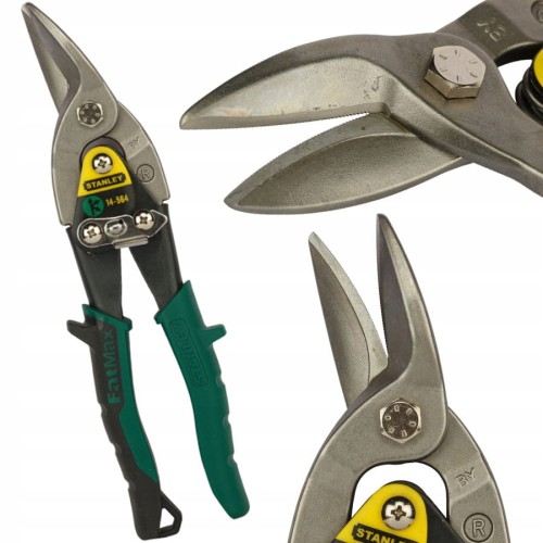 STANLEY 2-14-564 Nożyce do blachy odgięte prawostronne 250mm FatMax