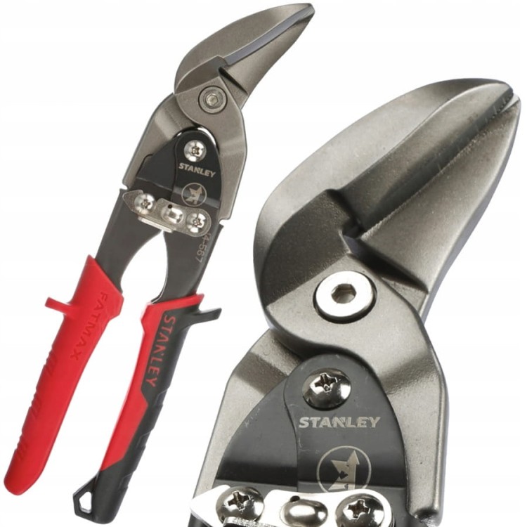 STANLEY 2-14-567 Nożyce do blachy wygięte lewostronne FatMax 245mm