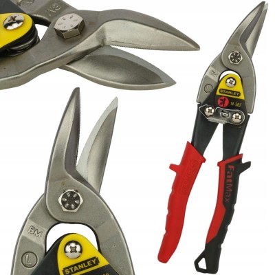 STANLEY 2-14-562 Nożyce do blachy odgięte lewe FatMax 245mm