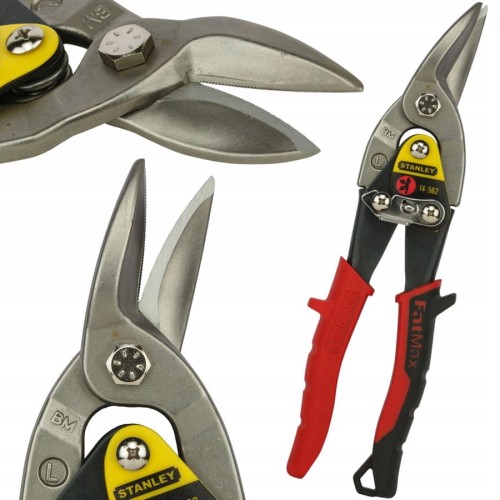 STANLEY 2-14-562 Nożyce do blachy odgięte lewe FatMax 245mm