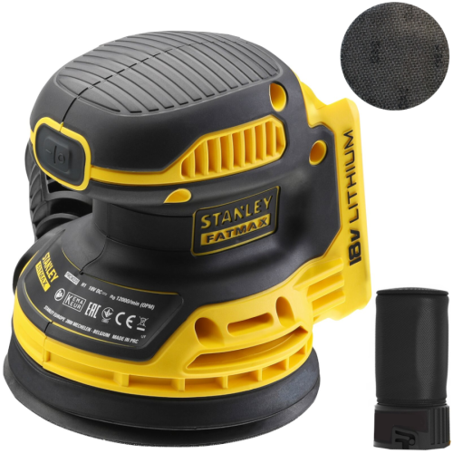 STANLEY FMCW220B Szlifierka mimośrodowa 18V 125mm