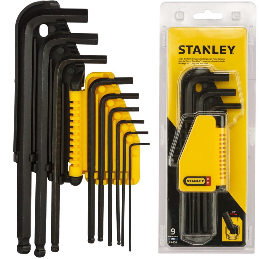 STANLEY 69-256 Klucze imbusowe 9szt 1,5-10mm imbusy