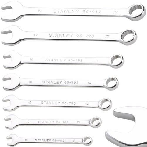 STANLEY 82-842 Zestaw kluczy płasko oczkowych 7szt.