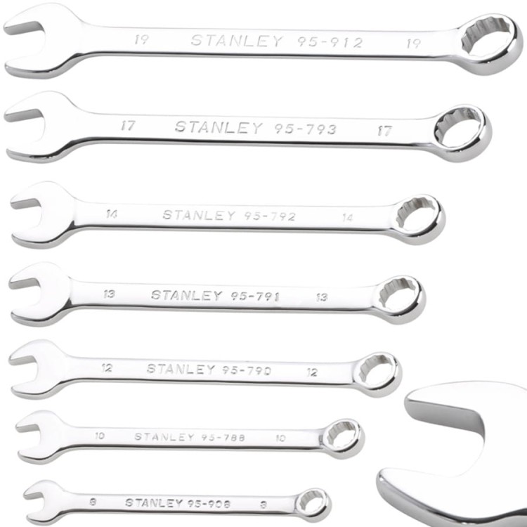 STANLEY 82-842 Zestaw kluczy płasko oczkowych 7szt.
