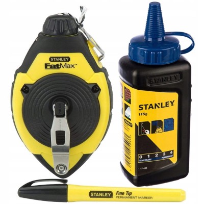 STANLEY 47-681 Zestaw traserski sznur marker kreda 115g