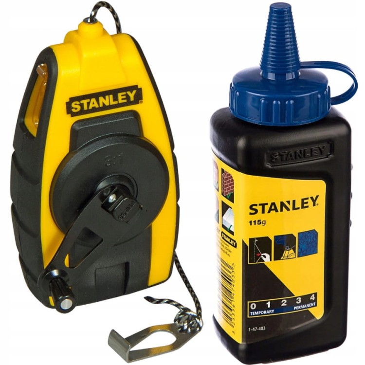 STANLEY STHT0-47244 Sznur traserski 9m + kreda 115g