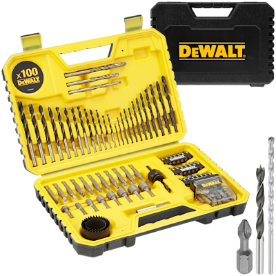 DEWALT DT71563 Zestaw bitów, wierteł i nasadek - 100 elementów