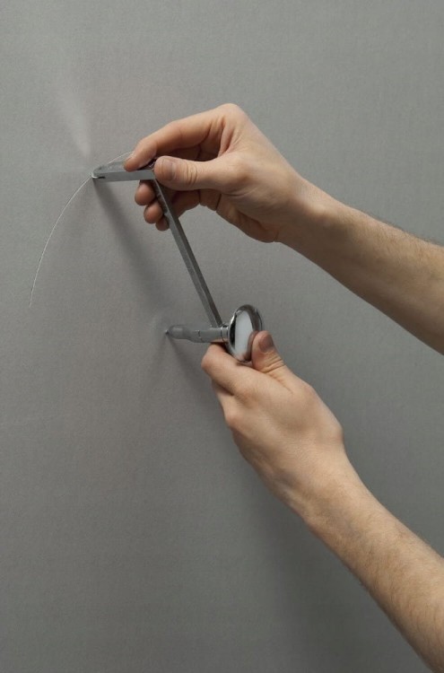 Cyrkiel wycinak otworów w płytach G/K