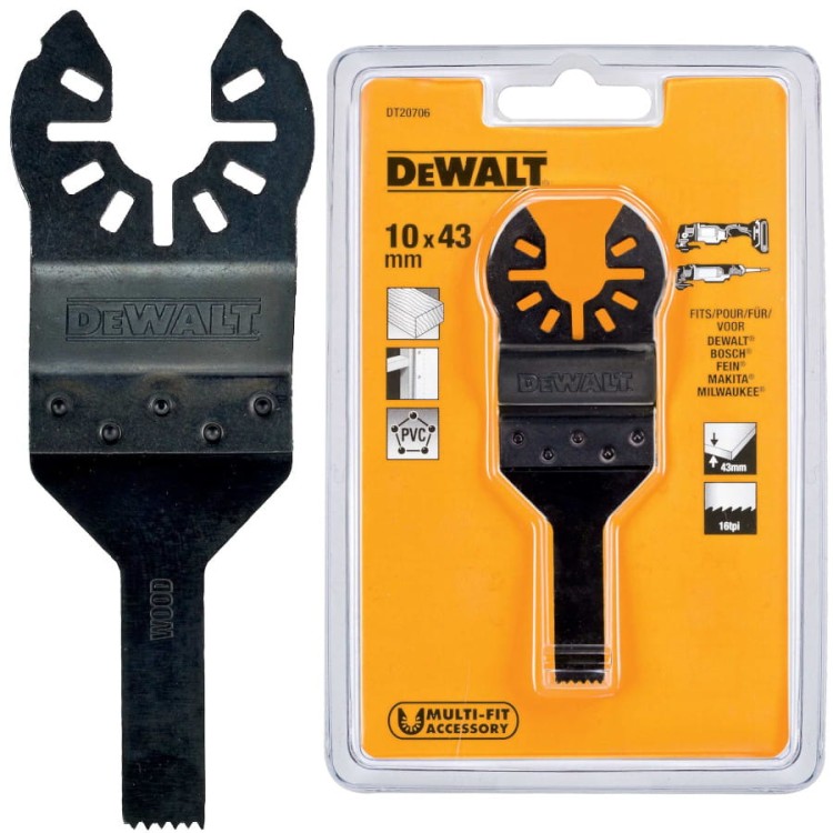 DEWALT DT20706 Brzeszczot MultiTool do drewna 10x43mm