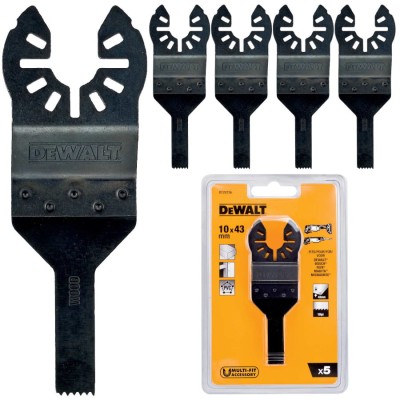 DEWALT DT20726 Brzeszczot do cięcia drewna 5szt. MultiTool 10x43mm