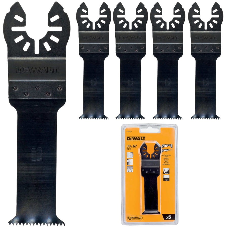 DEWALT DT20724 Brzeszczot do drewna 5szt. MultiTool 30x67mm