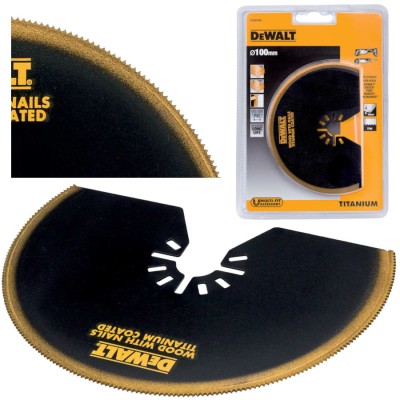 DEWALT DT20709 Brzeszczot do drewna półokrągły 100mm MultiTool