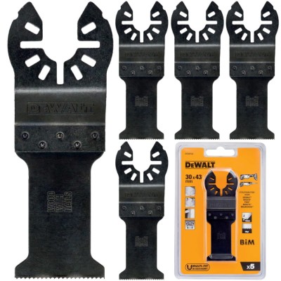 DEWALT DT20723 Brzeszczoty do drewna 5szt. MultiTool